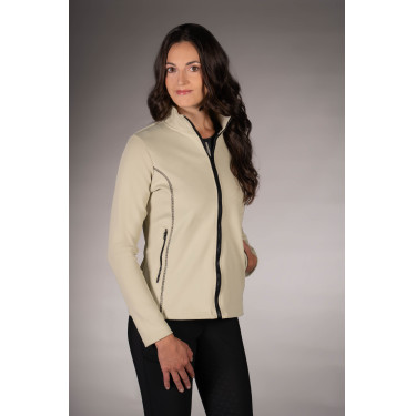 Felpa con zip Lauria Garrelli Limone donna Grigio / beige Felpa con zip Lauria Garrelli Limone donna Grigio / beige