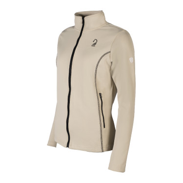 Felpa con zip Lauria Garrelli Limone donna Grigio / beige Felpa con zip Lauria Garrelli Limone donna Grigio / beige
