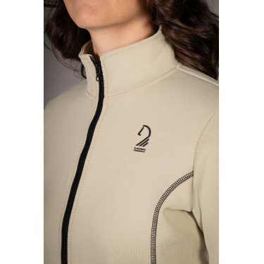 Felpa con zip Lauria Garrelli Limone donna Grigio / beige Felpa con zip Lauria Garrelli Limone donna Grigio / beige