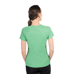 T-shirt HKM Sporty Mesh da donna a maniche corte Verde