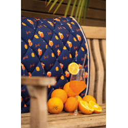 Sottosella HKM Splash Blu scuro / arancione