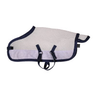 Set anti-mosche Cuddle Horse HKM Grigio / blu Set anti-mosche Cuddle Horse HKM Grigio / blu