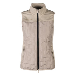 Gilet senza maniche Lauria Garrelli Limone donna Grigio / beige