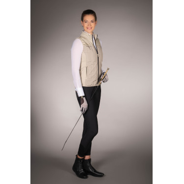 Gilet senza maniche Lauria Garrelli Limone donna Grigio / beige