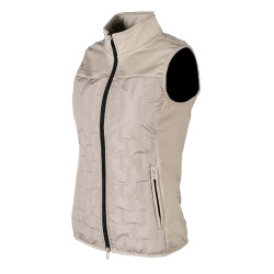 Gilet senza maniche Lauria Garrelli Limone donna Grigio / beige