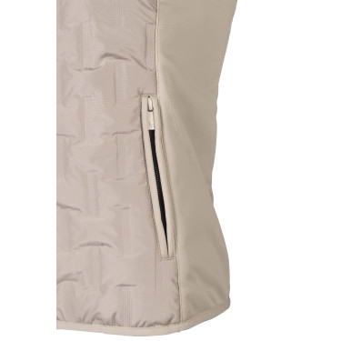 Gilet senza maniche Lauria Garrelli Limone donna Grigio / beige