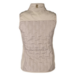 Gilet senza maniche Lauria Garrelli Limone donna Grigio / beige