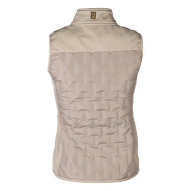 Gilet senza maniche Lauria Garrelli Limone donna Grigio / beige
