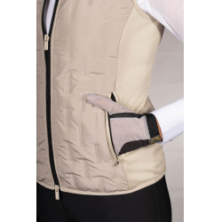 Gilet senza maniche Lauria Garrelli Limone donna Grigio / beige