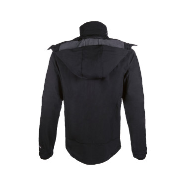 Giacca softshell Team HKM uomo Nero