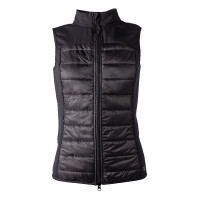 Gilet senza maniche HKM in jersey/nylon Basel II Style donna Nero