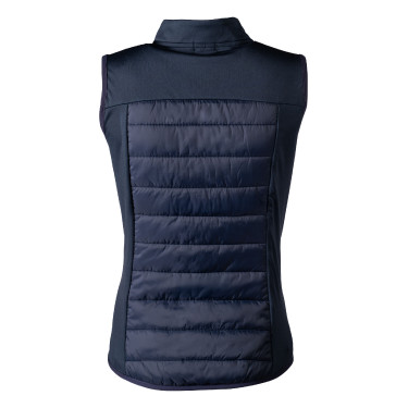 Gilet senza maniche HKM in jersey/nylon Basel II Style donna Blu profondo