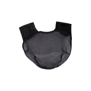 Proteggi nuca HKM con Velcro confezione da 3 Nero