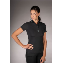 Polo Laura Garrelli Limone maniche corte donna Nero