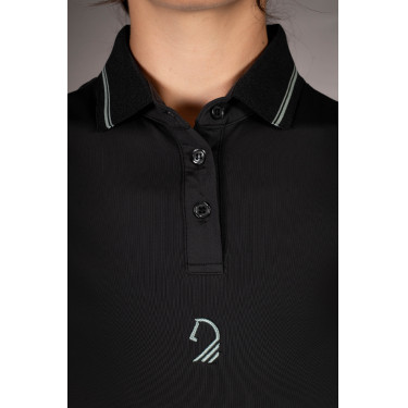 Polo Laura Garrelli Limone maniche corte donna Nero