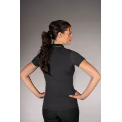 Polo Laura Garrelli Limone maniche corte donna Nero