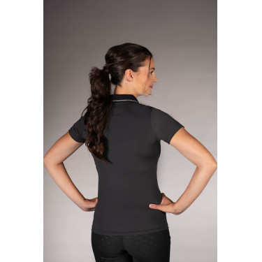 Polo Laura Garrelli Limone maniche corte donna Nero