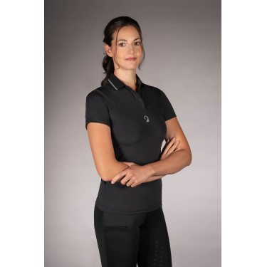 Polo Laura Garrelli Limone maniche corte donna Nero