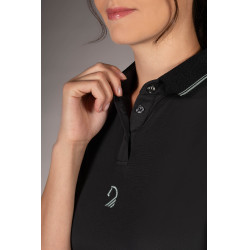 Polo Laura Garrelli Limone maniche corte donna Nero