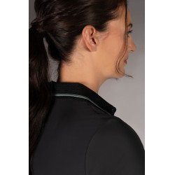 Polo Laura Garrelli Limone maniche corte donna Nero