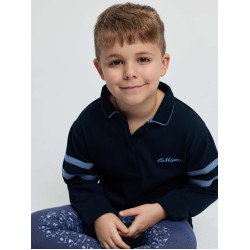 Polo da rugby LeMieux Mini Robbie Marina Blu marino