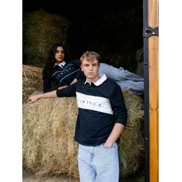 Polo da rugby LeMieux uomo Marina Blu marino Polo da rugby LeMieux uomo Marina Blu marino