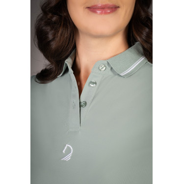 Polo Laura Garrelli Limone maniche corte donna Salvia Verde