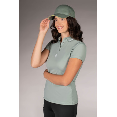Polo Laura Garrelli Limone maniche corte donna Salvia Verde