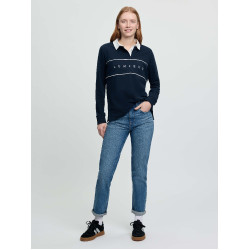 Polo da rugby LeMieux Rochelle donna Marina Blu marino