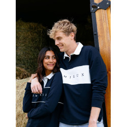 Polo da rugby LeMieux Rochelle donna Marina Blu marino