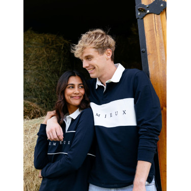 Polo da rugby LeMieux Rochelle donna Marina Blu marino