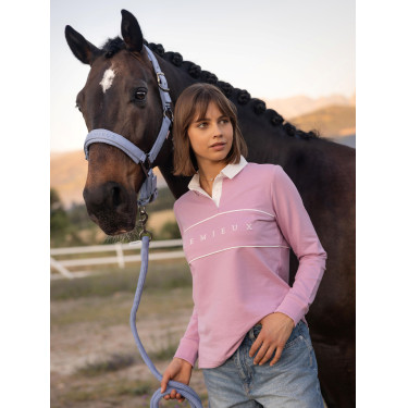 Polo da rugby LeMieux Rochelle donna Fondant Rosa