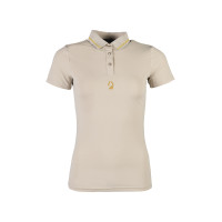 Polo Laura Garrelli Limone maniche corte donna Grigio / beige