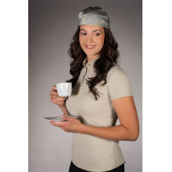 Polo Laura Garrelli Limone maniche corte donna Grigio / beige