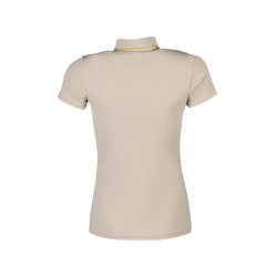 Polo Laura Garrelli Limone maniche corte donna Grigio / beige