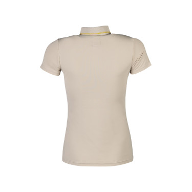 Polo Laura Garrelli Limone maniche corte donna Grigio / beige