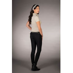 Polo Laura Garrelli Limone maniche corte donna Grigio / beige