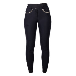 Pantaloni donna Lauria Garrelli Limone con fond grip in silicone Nero
