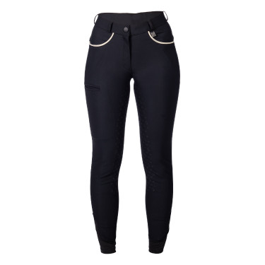 Pantaloni donna Lauria Garrelli Limone con fond grip in silicone Nero