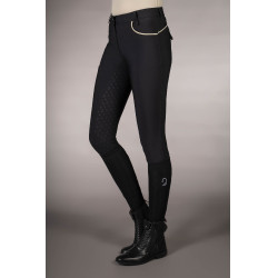 Pantaloni donna Lauria Garrelli Limone con fond grip in silicone Nero