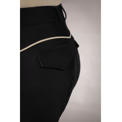Pantaloni donna Lauria Garrelli Limone con fond grip in silicone Nero