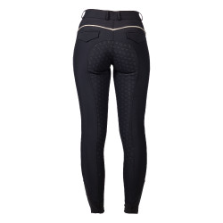 Pantaloni donna Lauria Garrelli Limone con fond grip in silicone Nero