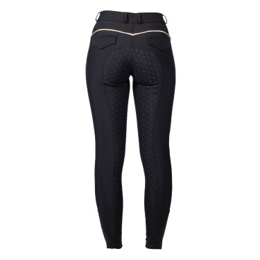 Pantaloni donna Lauria Garrelli Limone con fond grip in silicone Nero