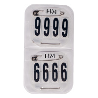Numeri di partenza HKM Classic Bianco