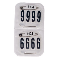 Numeri di partenza HKM Classic Bianco