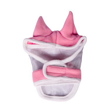Maschera anti-mosche HKM con parte nasale Hobby Horse Rosa