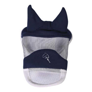 Maschera anti-mosche HKM con parte nasale Hobby Horse Blu