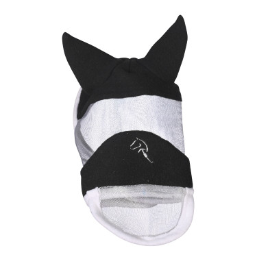 Maschera anti-mosche HKM con parte nasale Hobby Horse Nero