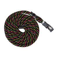 Lunga HKM Neon Flash con moschettone antipanico Nero