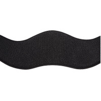 Fodera per cinghia lunga Antares in memory foam Nero